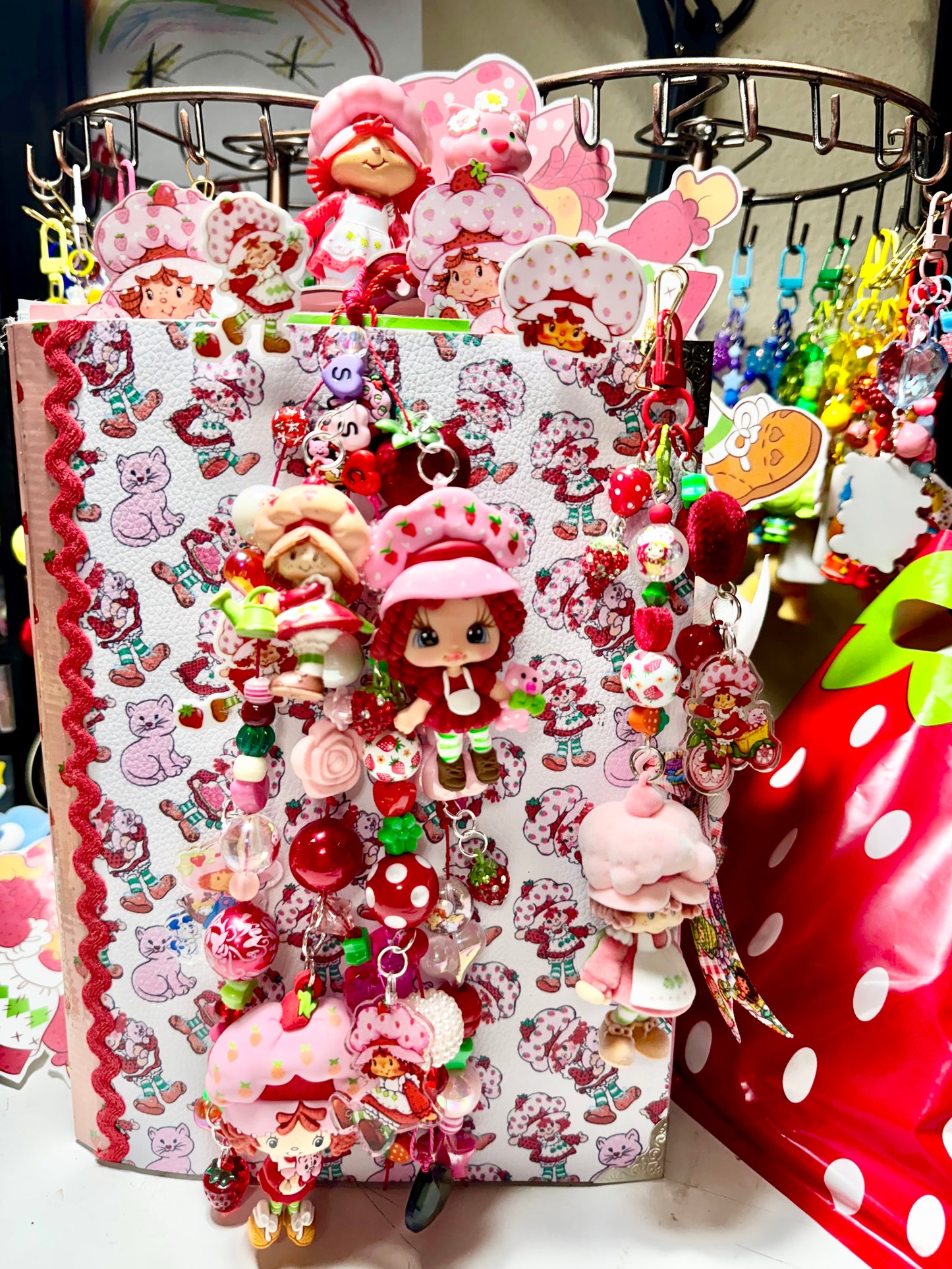 Strawberry Shortcake Chunky Junk Journal & Charms Set