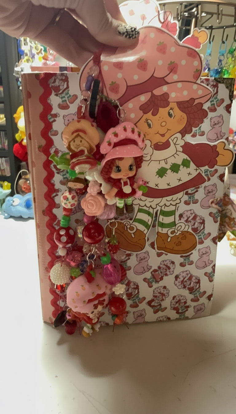 Strawberry Shortcake Chunky Junk Journal & Charms Set