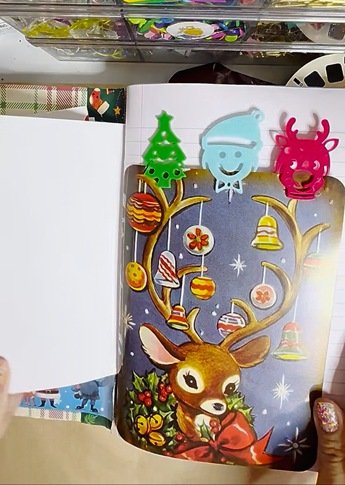 🦌🎄Rudolph the Red Nosed Reindeer Chunky Junk Journal