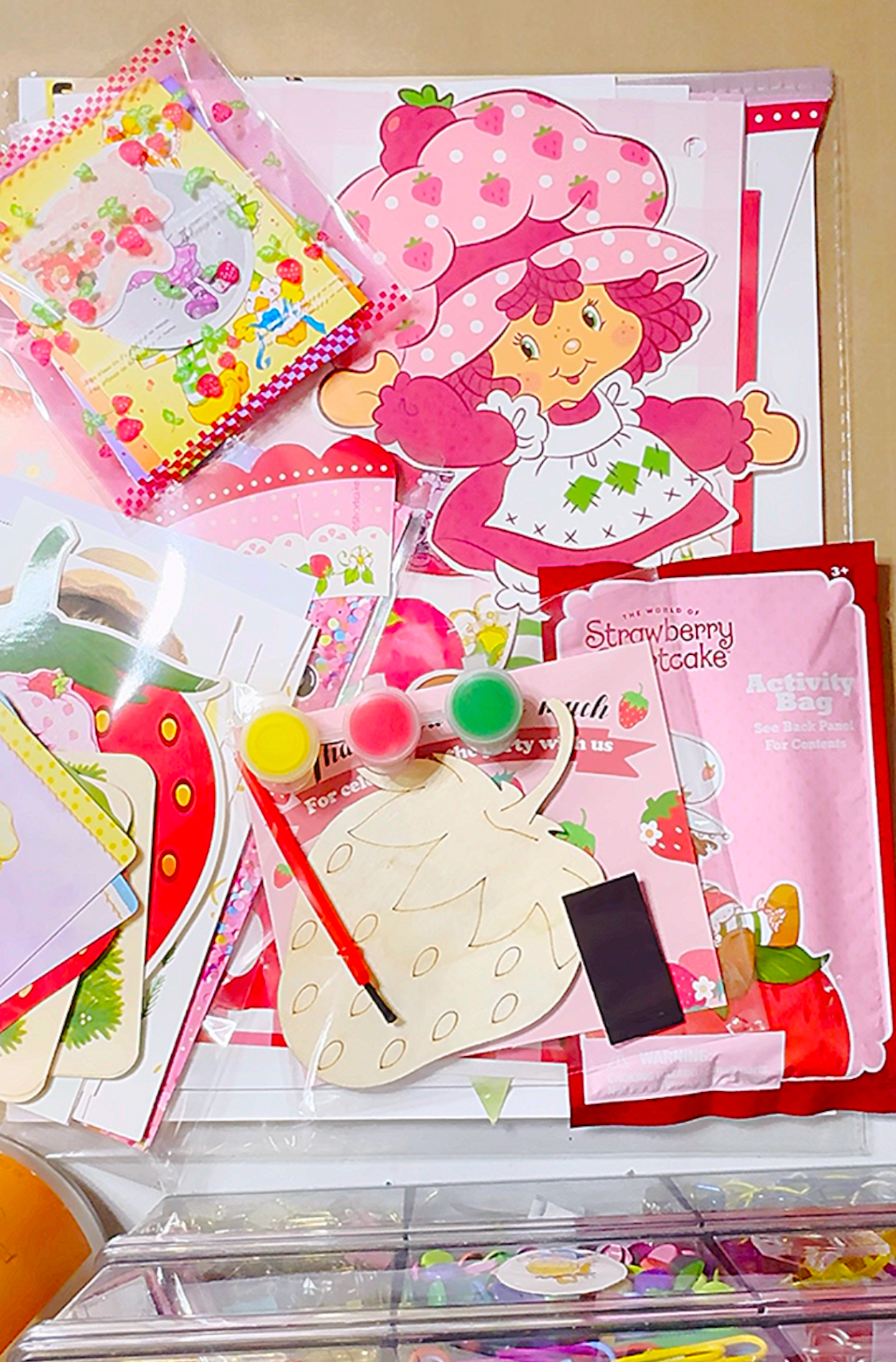 Strawberry Shortcake Ephemera Box-(Oct. Patreon)
