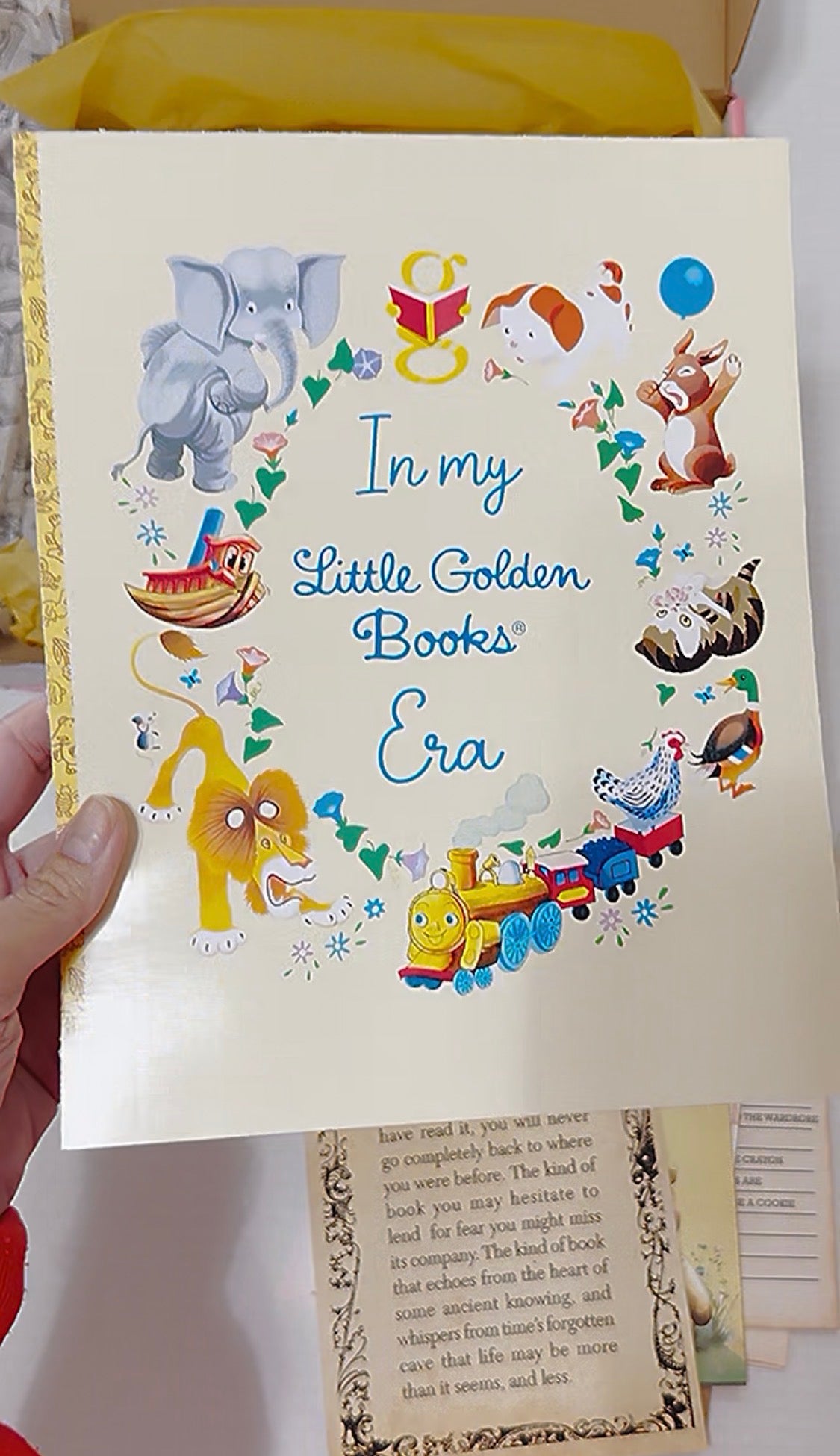 In My Little Golden Book Era Ephemera Box