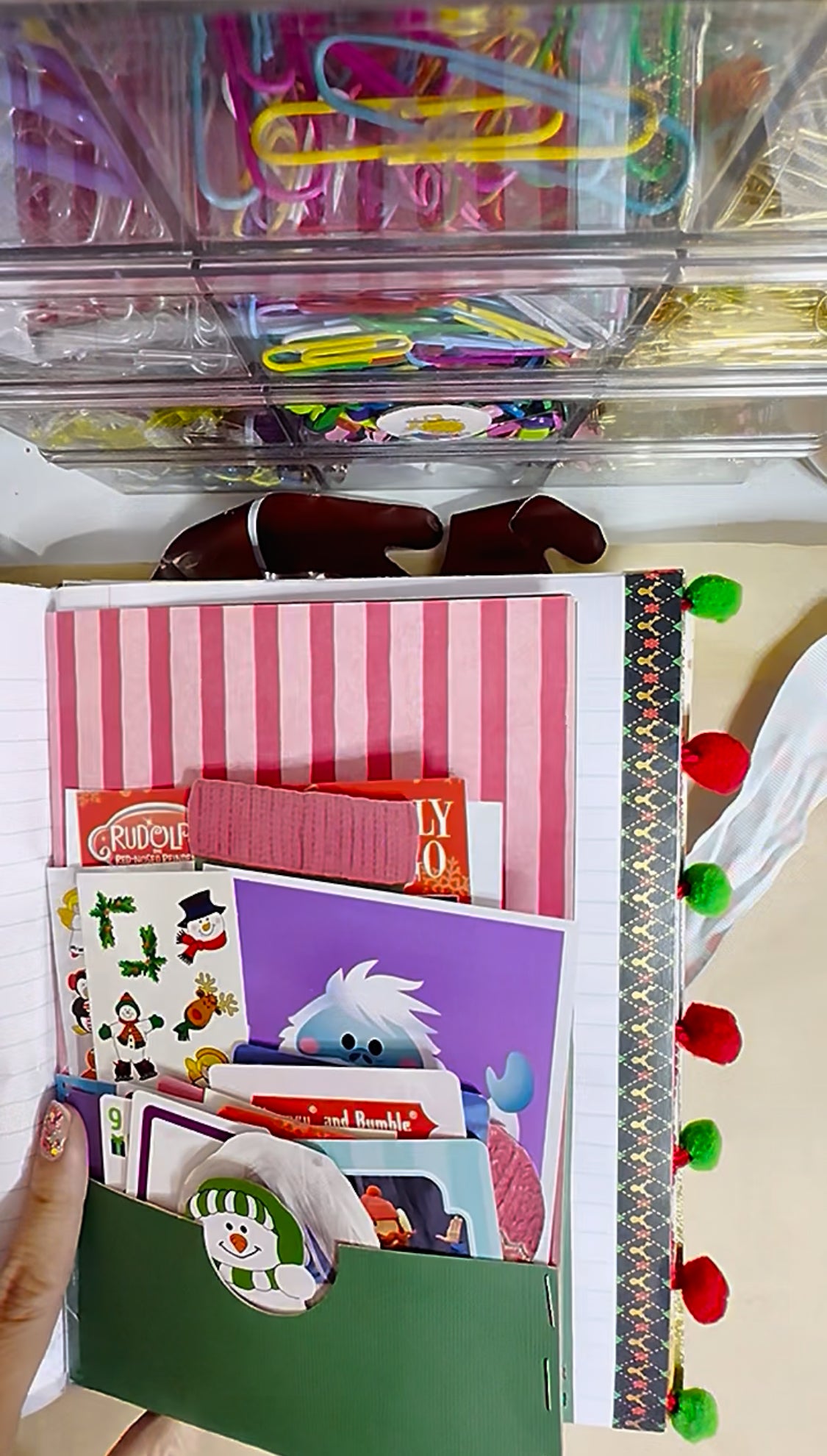 🦌🎄Rudolph the Red Nosed Reindeer Chunky Junk Journal