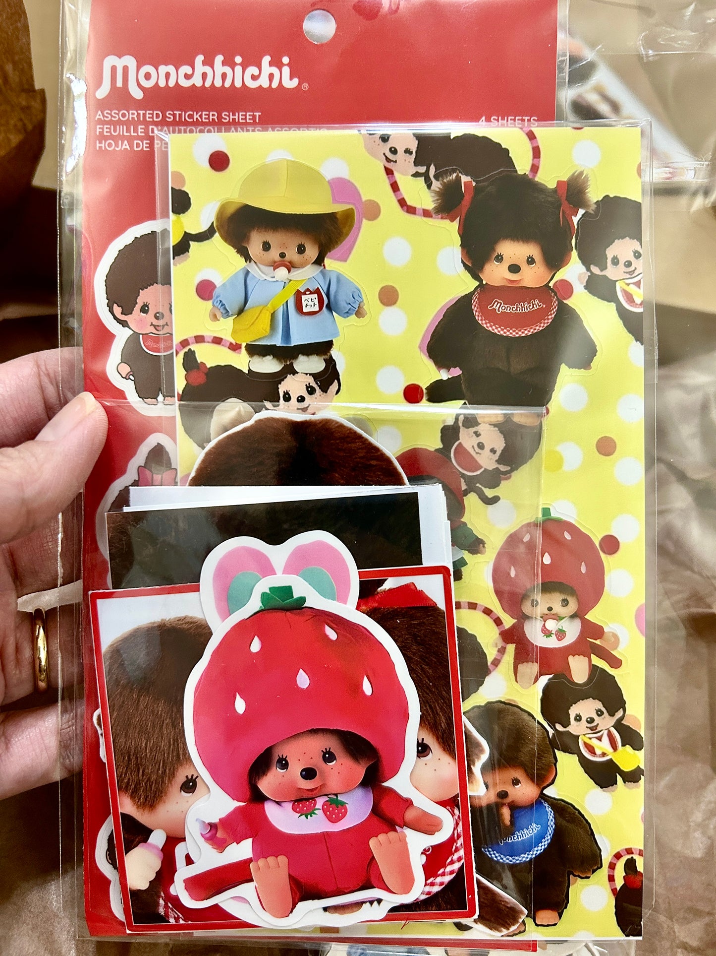 Monchhichi ready to fill junk journal & ephemera box/ Patreon exclusive