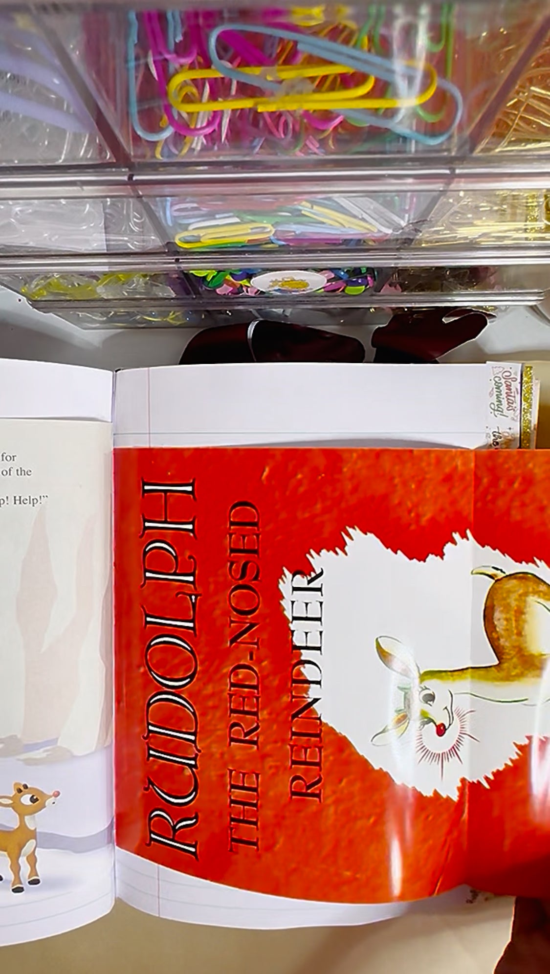 🦌🎄Rudolph the Red Nosed Reindeer Chunky Junk Journal