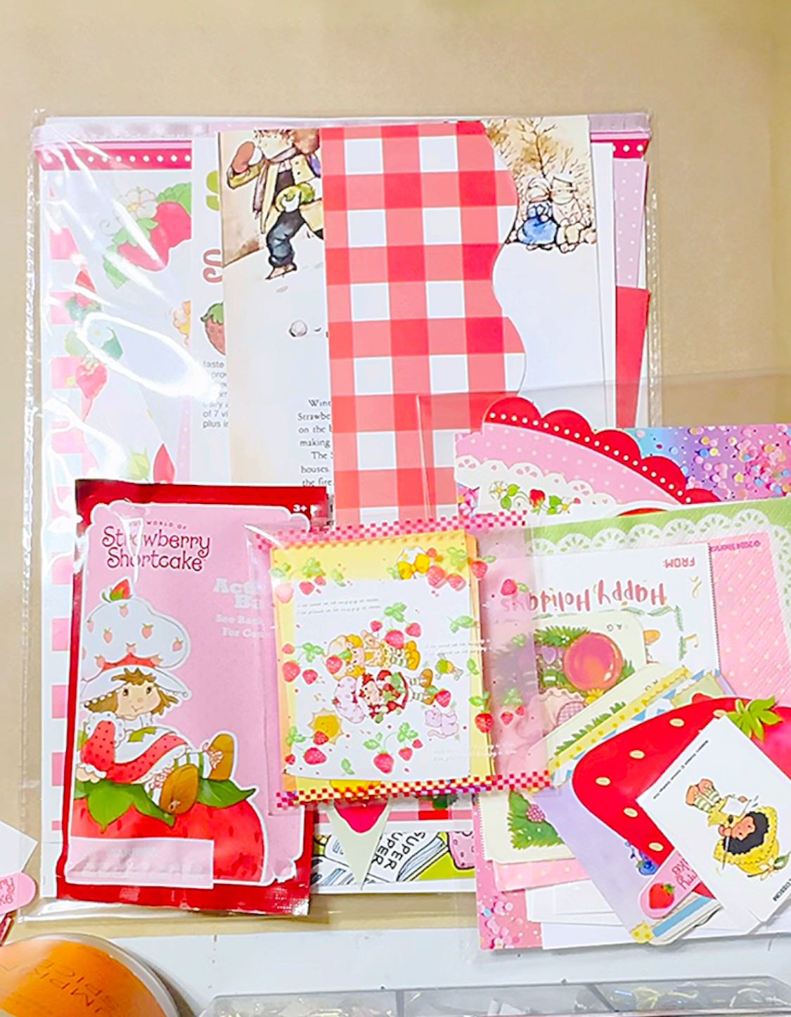 Strawberry Shortcake Ephemera Pack - 30+pcs