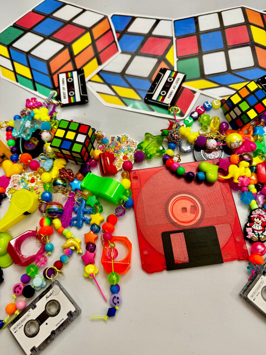 80’s Bookmark Junk Journal Charm