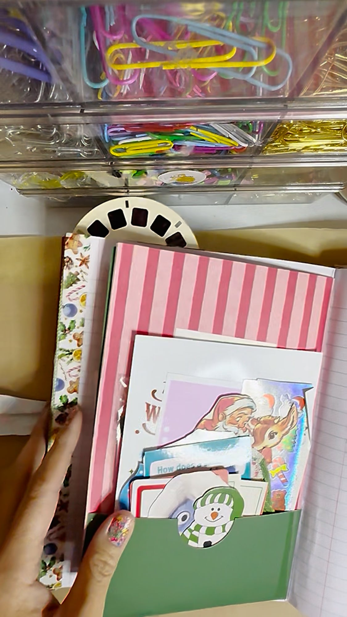 🦌🎄Rudolph the Red Nosed Reindeer Chunky Junk Journal