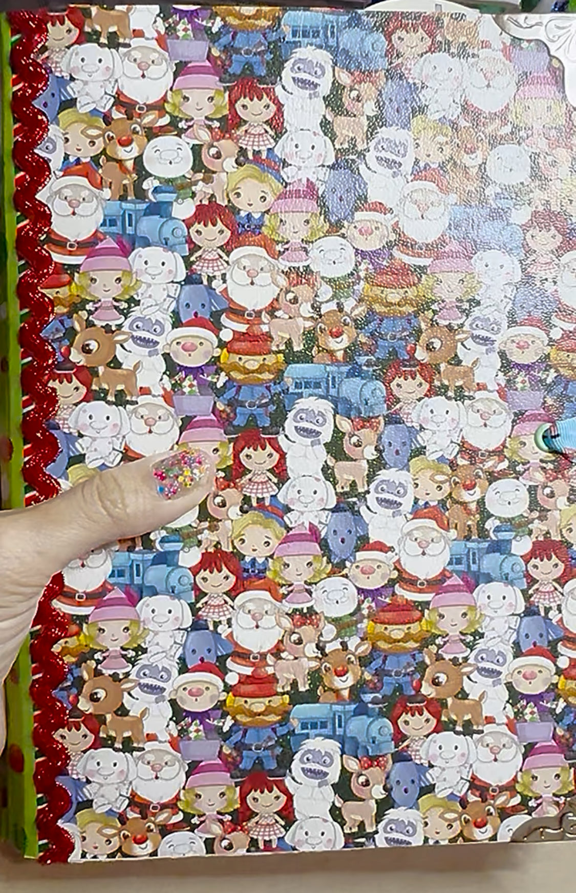 🦌🎄Rudolph the Red Nosed Reindeer Chunky Junk Journal