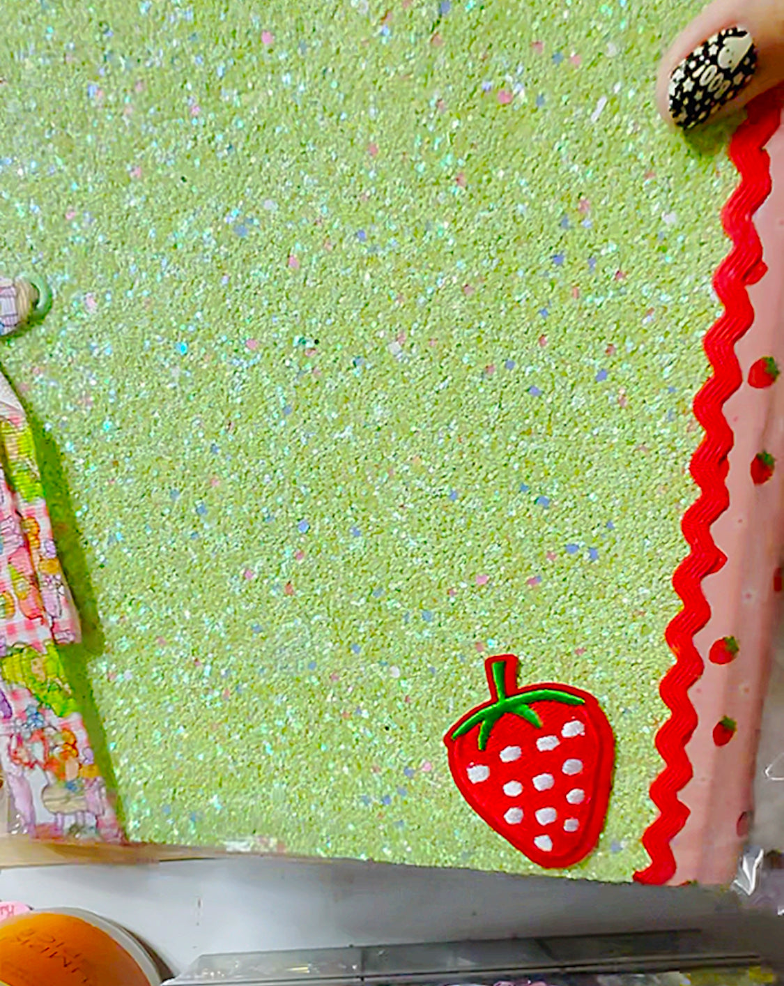 (B) Strawberry Shortcake blank Ready to fill Journal & Ephemera Set- (Oct. Patreon)