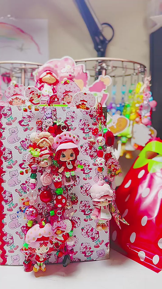 Strawberry Shortcake Chunky Junk Journal & Charms Set